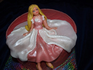 Barbie na dortu