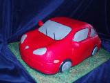 Porsche červené